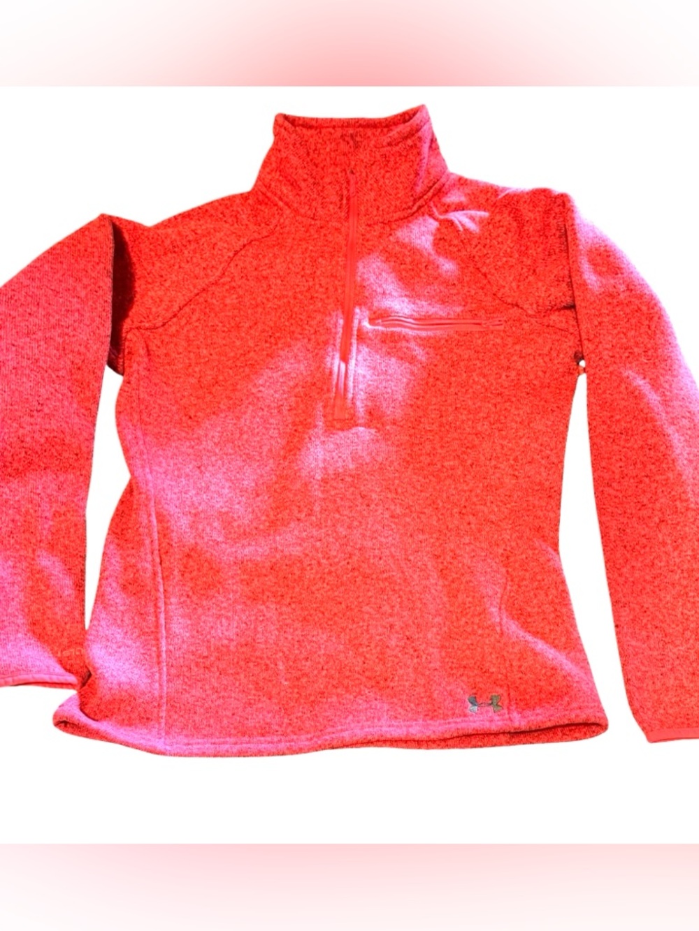 Under Armour red Half-Zip Fleece Pullover